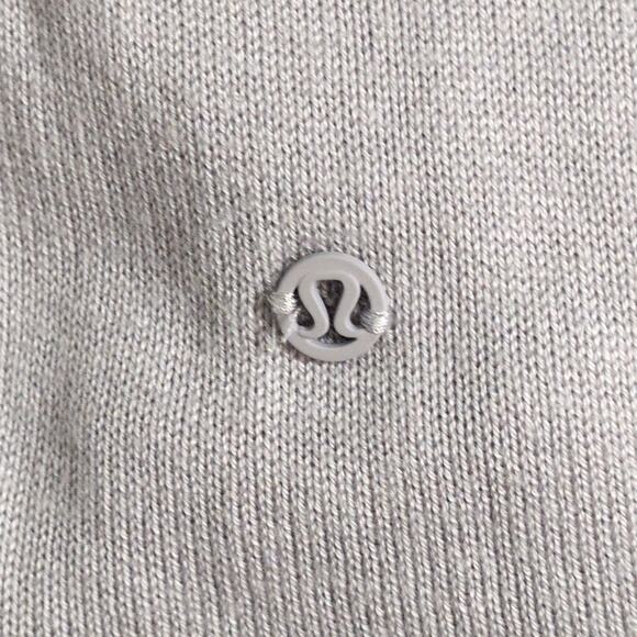 Lululemon Back to Balance Open Back Lavender Cashlu Knit Sweater M/L - Picture 5 of 7